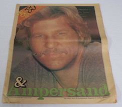 ORIGINAL Vintage 1980 Ampersand Magazine Jeff Bridges w/ Blues Brothers Poster image 1