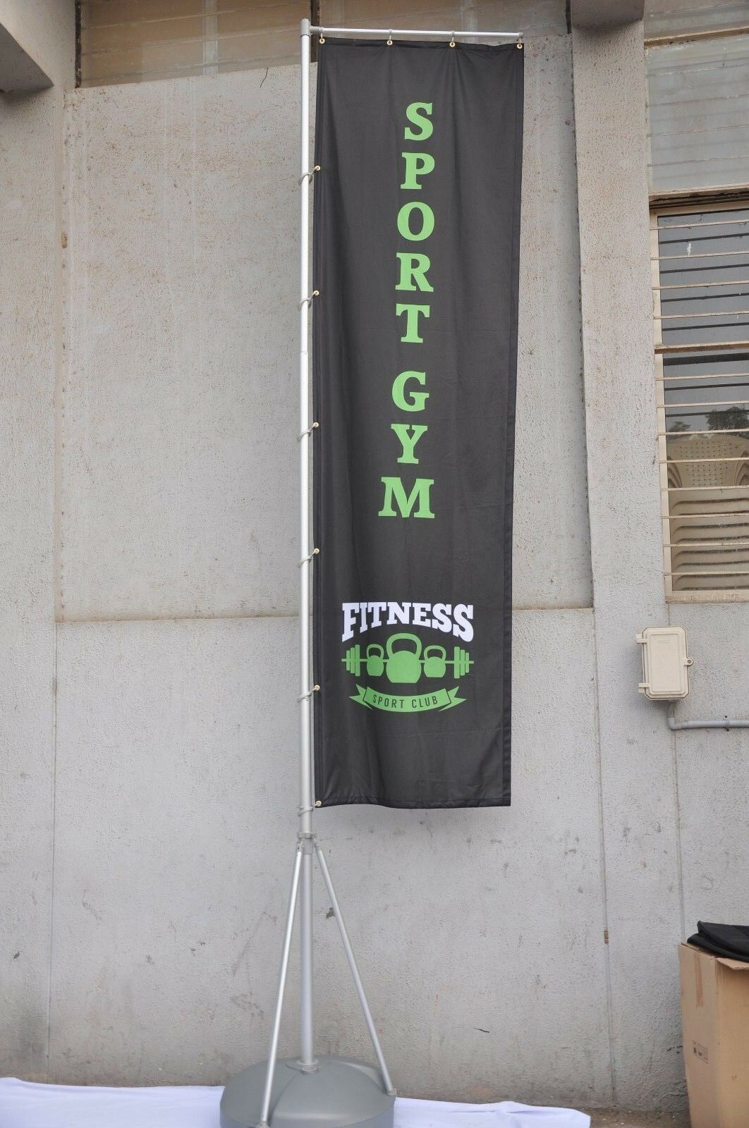 Custom GIANT Vertical Flag 13 'Feet TALL Advertising outdoor race