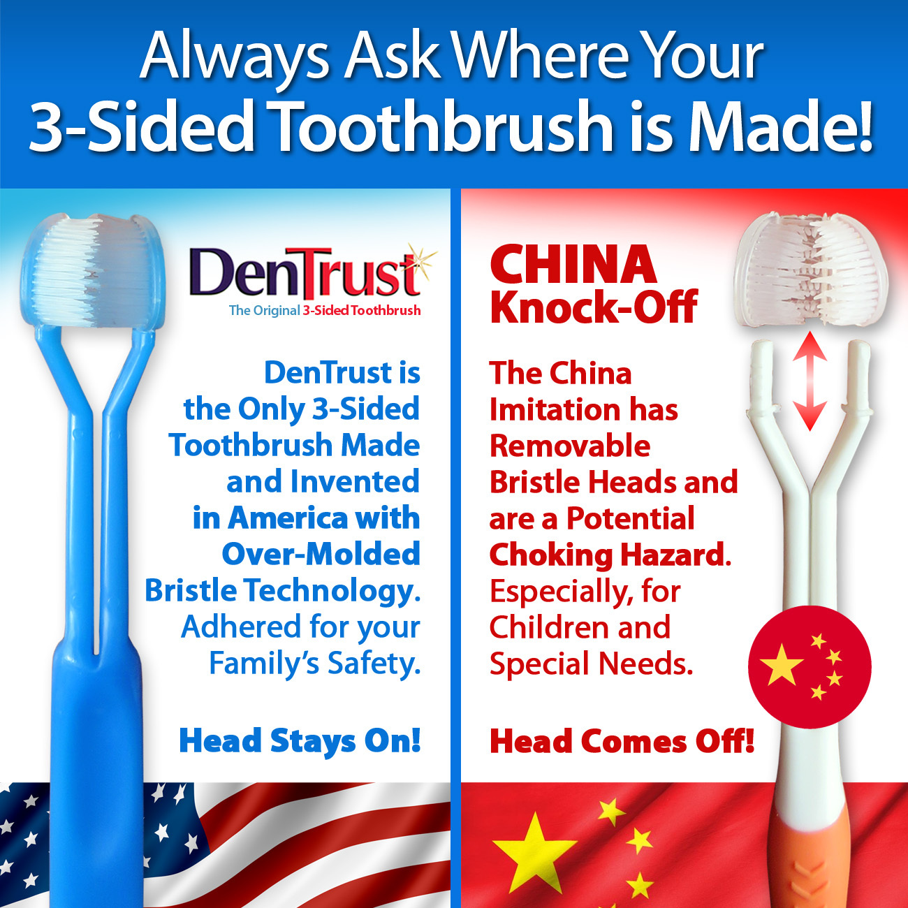 ultra smile 3 sided toothbrush