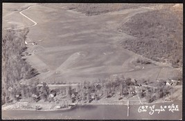 Grand Rapids, Minnesota RPPC - Lodge on Sugar Lake BEV Real Photo Postcard - $12.75
