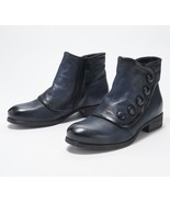 Miz Mooz Leather Ankle Boots - Spring  Midnight 8.5 - $164.89