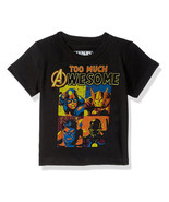 Marvel Boys&#39; Big Boys&#39; Avengers T-Shirt, Black - $12.95