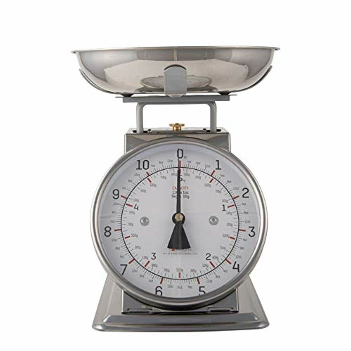 Taylor Stainless Steel Analog Kitchen Scale 11 Lb Capacity Kitchen
