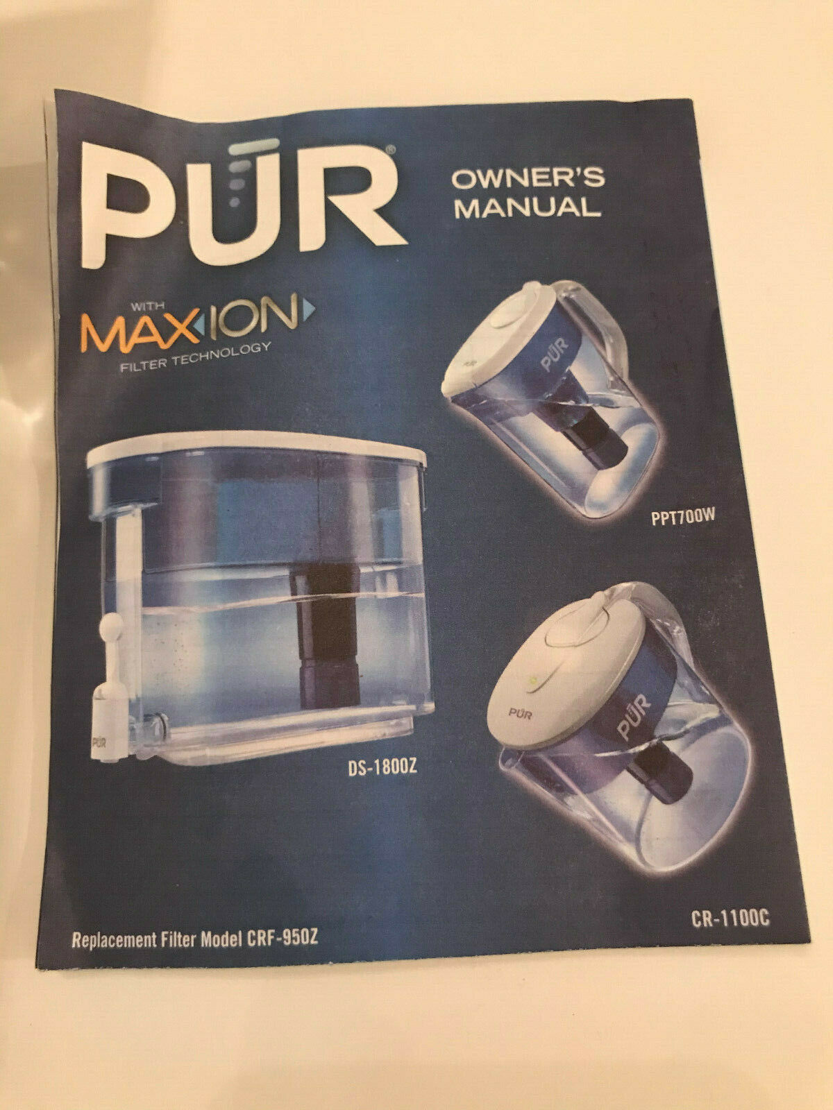 3 Pur Maxion Basic Replacement Pitcher Filters CRF950Z Water Filters