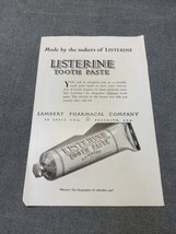 National Geographic Listerine Toothpaste Ad KG Advertising - $9.90