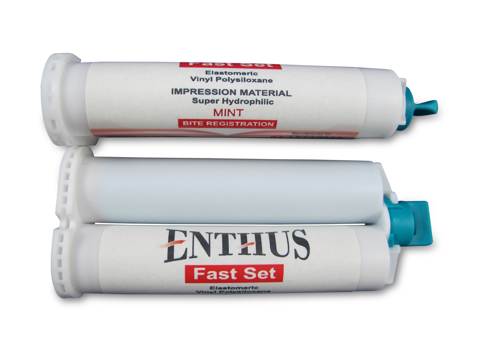 ENTHUS VPS PVS BITE REGISTRATION MATERIAL FAST SET 4 X 50ML CARTRIDGES