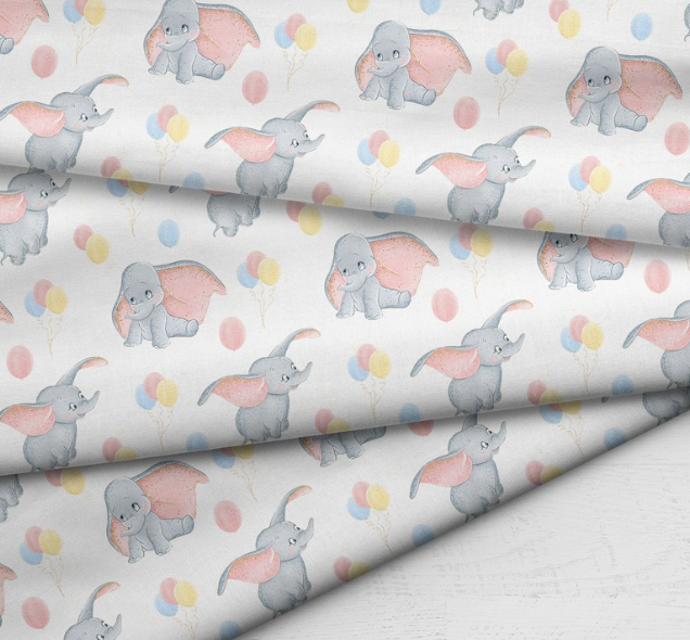 Dumbo crib sheet. Set 3 pcs Sheets & Sets