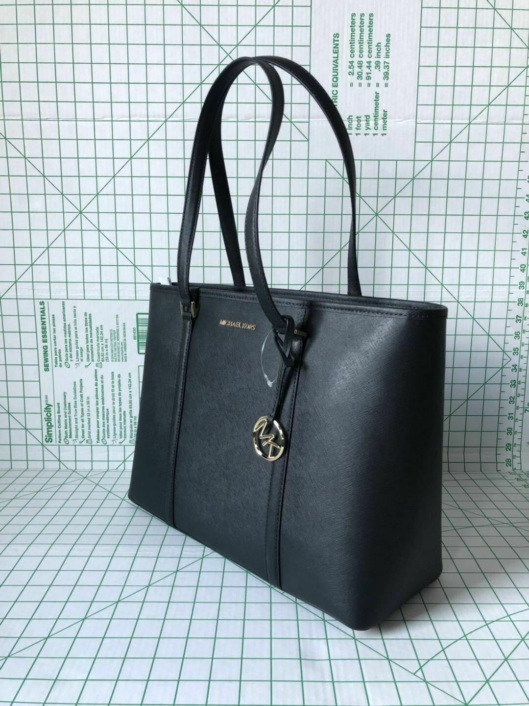 Michael Kors Sady Large Multifunction Top Zip Tote Saffiano Bag in Black - Women&#39;s Handbags & Bags