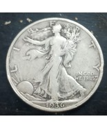1936s Walking Liberty Half Dollar.  - $17.77