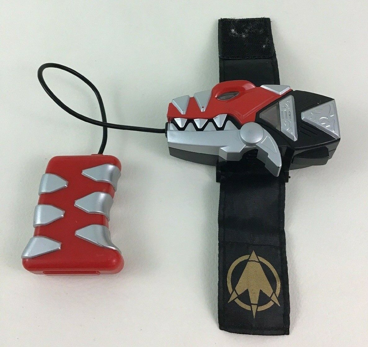 Power Rangers Dino Thunder Wrist Red Morpher Toy Sounds MGA 2004 Wired ...