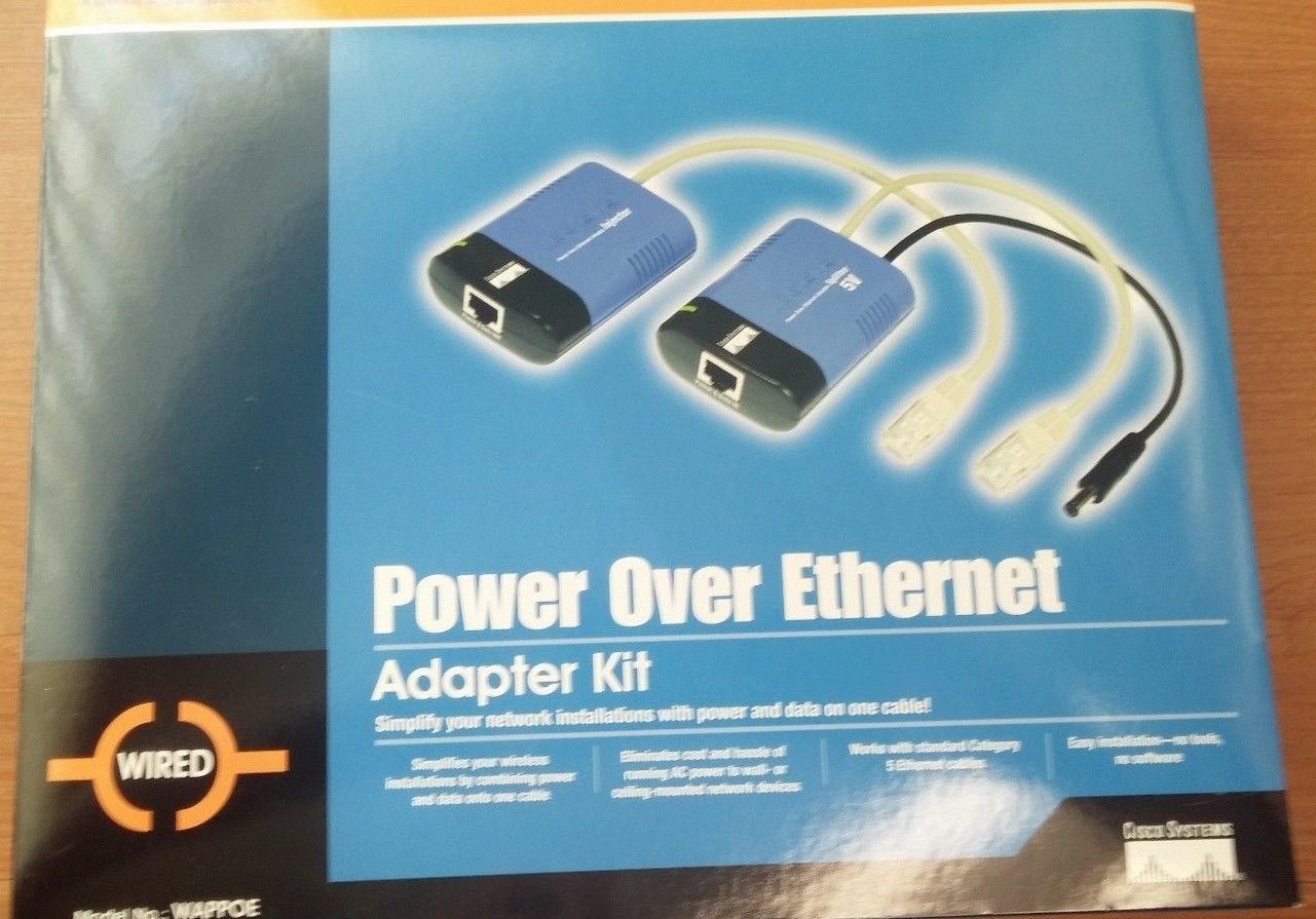 CiscoLinksys Power Over Adapter Kit Splitters, Couplers