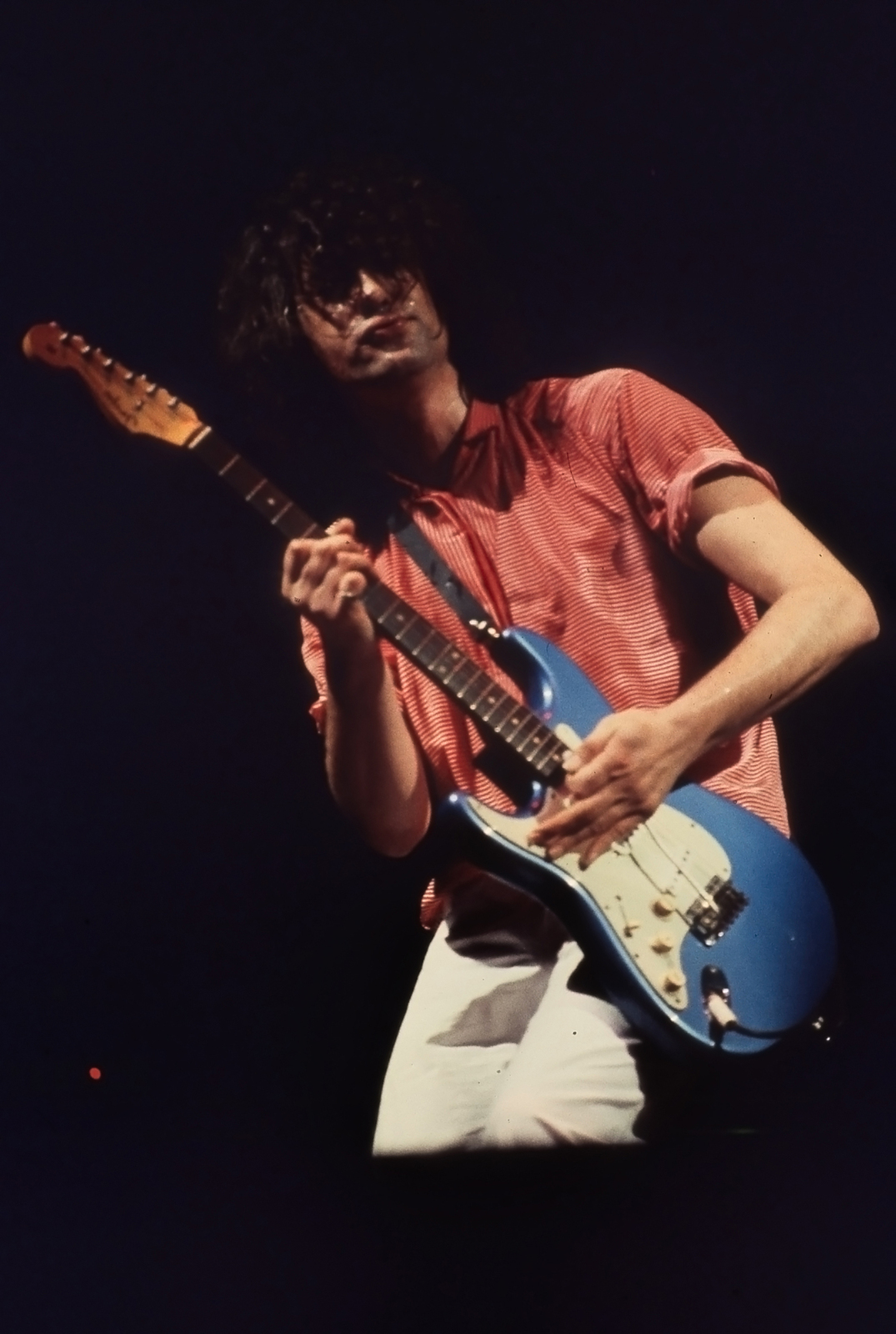 Paul Rodgers Playing Guitar with The Firm, an Archival Print Art