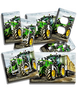 BIG WHEELS FARMER TRUCK GREEN TRACTOR LIGHT SWITCH WALL PLATES OUTLET HO... - $11.99+