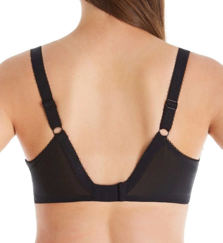 Elomi BLACK Roxanne Underwire Plunge Bra, US 38M, UK 38J Bras & Bra Sets