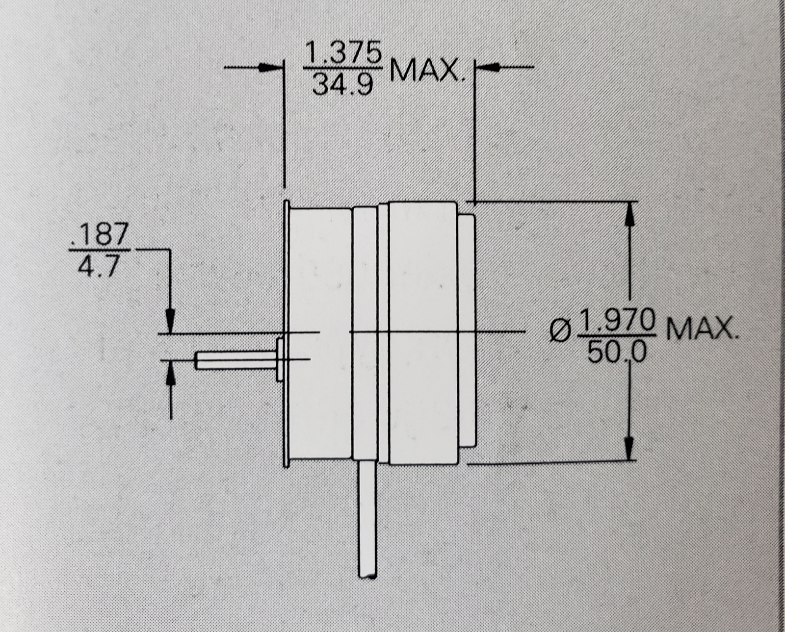 Hansen Synchron Motor Replacement Motor TYPE C, 610, 143R, A43, 4A4
