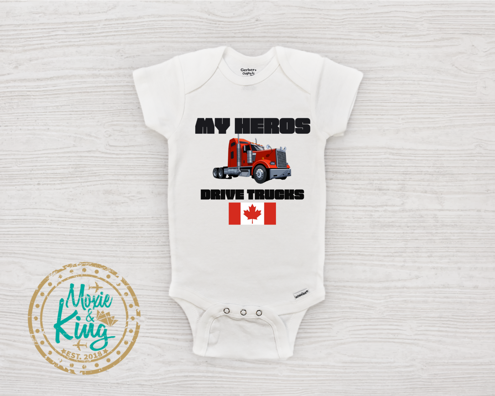 My Heros Drive Trucks Freedom Convoy 2022 Canada Flag Baby Onesie my-heros-drive-trucks-freedom-convoy-2022-canada-flag-baby-onesie