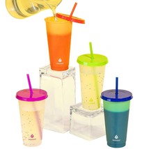 Manna Color Changing Confetti Plastic Tumblers, Set of 12 - $10.79