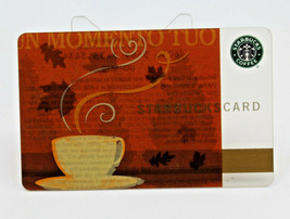 Starbucks Coffee 2007 Gift Card Un Momento Tuo Mug Cup Zero Balance No Value (B) - $10.84