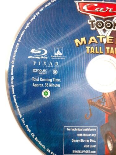 Cars Toon: Mater's Tall Tales Blu ray Disc Only - DVDs &amp; Blu-ray Discs