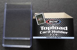 (2 Loose Holders) BCW 138pt Thick Card Top Loader Card Holder  - $1.75