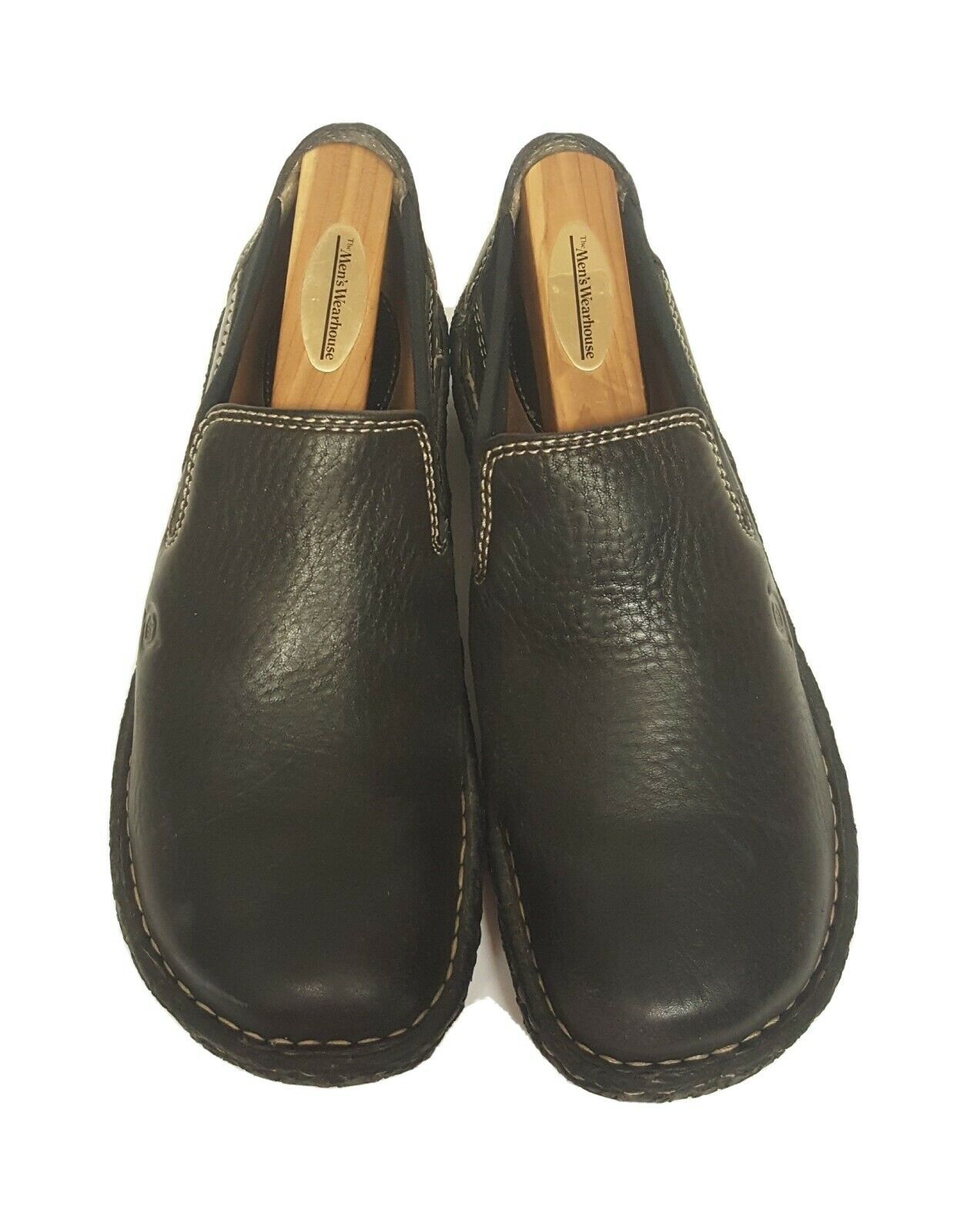 B.O.C Women's Black Leather Slip On Comfort Clog Sz 7M W3810 ( Used 3X ...