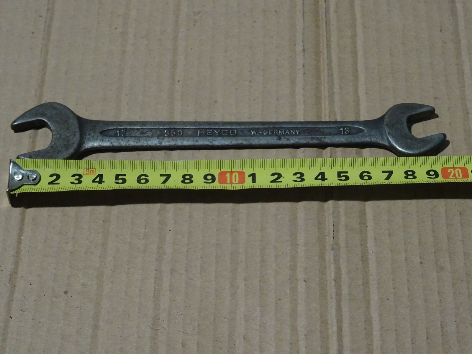 Flat Wrench Heyco 13 17mm Germany 6042 Wrenches