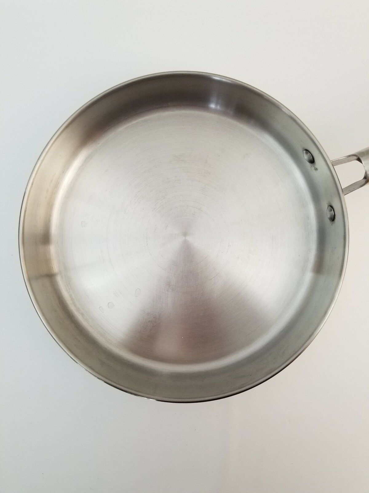 Skillet Stainless Steel Frying Pan TL Mulino 9 1/2 Inch Diameter With