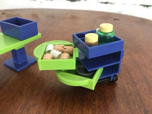 Playmobil Doctor Room Exam Table Cart And 47 Similar Items