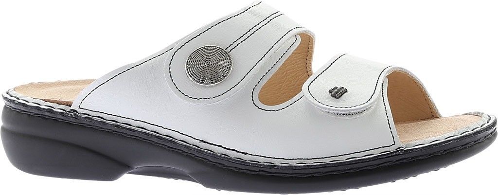 Womens Finn Comfort Sansibar Cognac Leather Soft Footbed - Happyfeet.Com