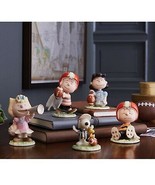 Lenox Peanuts Football Figurines 5 Piece Set Charlie Brown Snoopy Lucy L... - $335.00