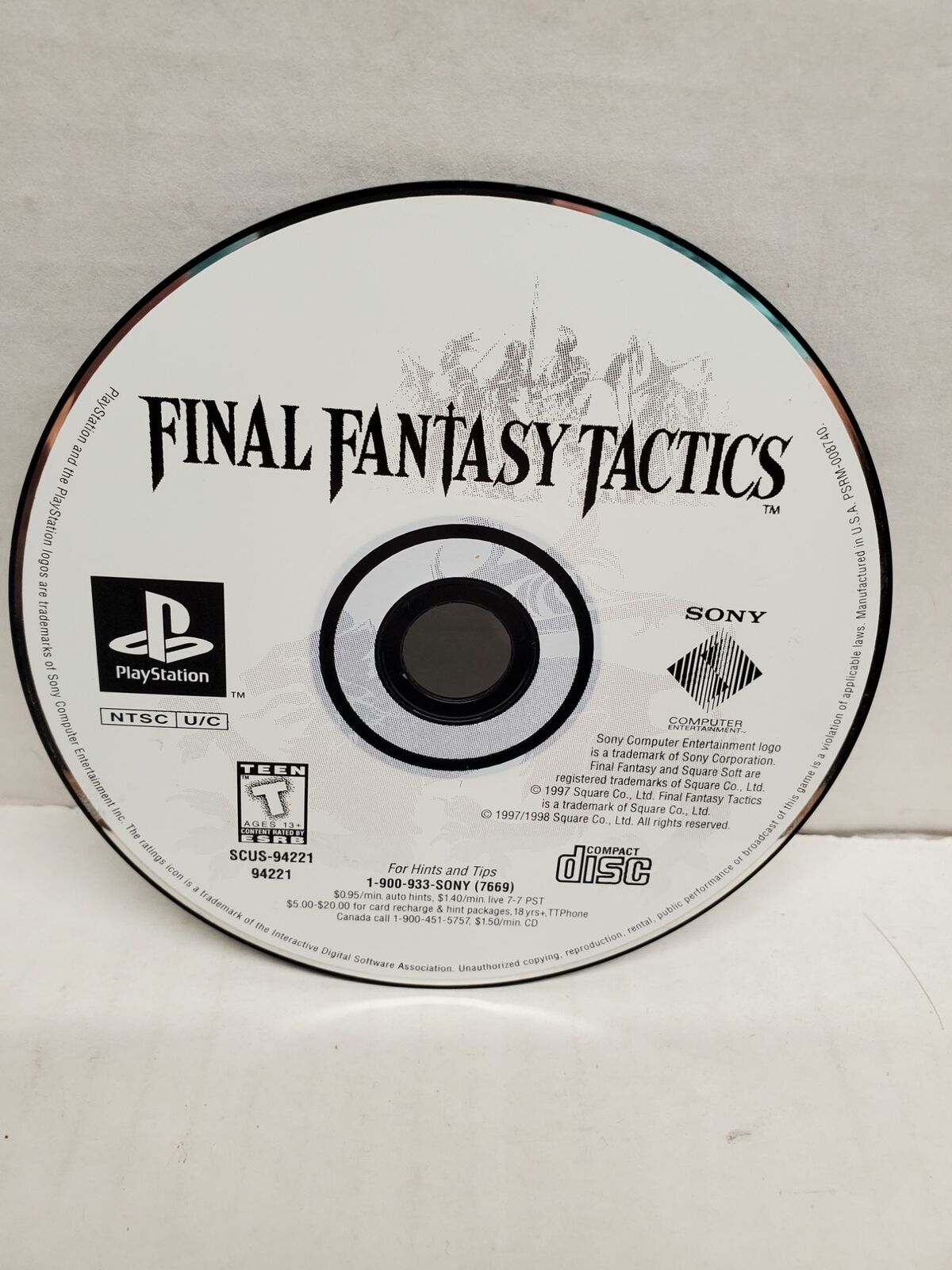 Primary image for Final Fantasy Tactics - DISC ONLY - No case or instructions