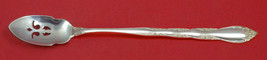 Cheryl By Kirk Sterling Silver Olive Spoon Pierced Long 7 3/8" Custom - $75.05