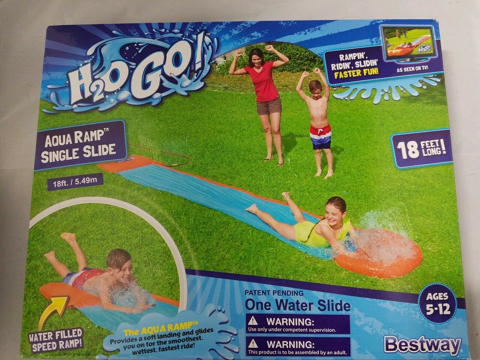 h20 go slip and slide