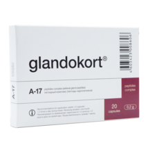A-17 Glandokort - Khavinson natural adrenal peptide 20 capsules - $55.00