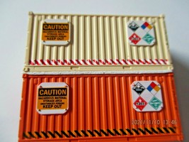 Jacksonville Terminal Company # 205002 Hazmat 20' Storage Containers N-Scale image 1