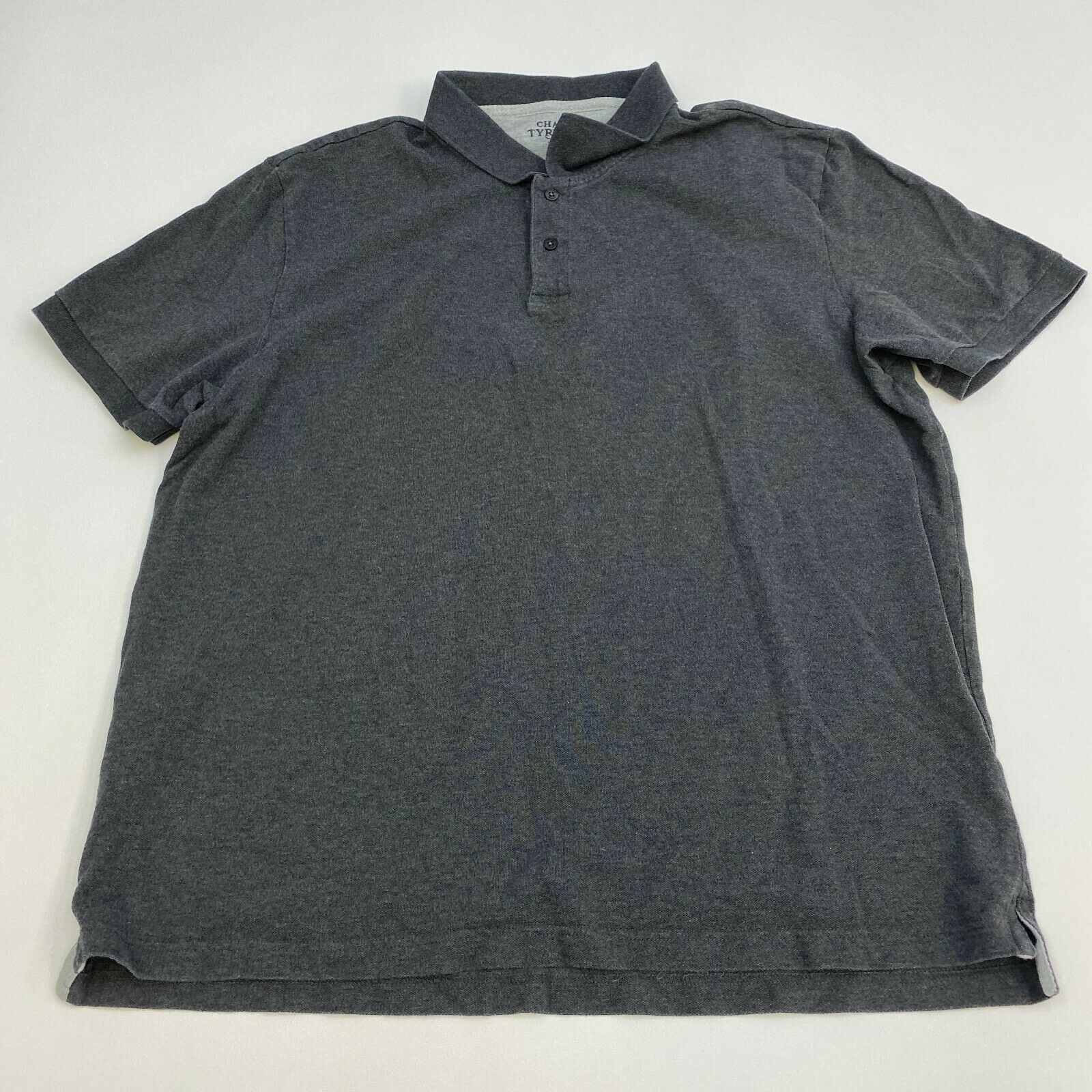 Charles Tyrwhitt Polo Shirt Mens XXL Gray Short Sleeve Casual - Polos