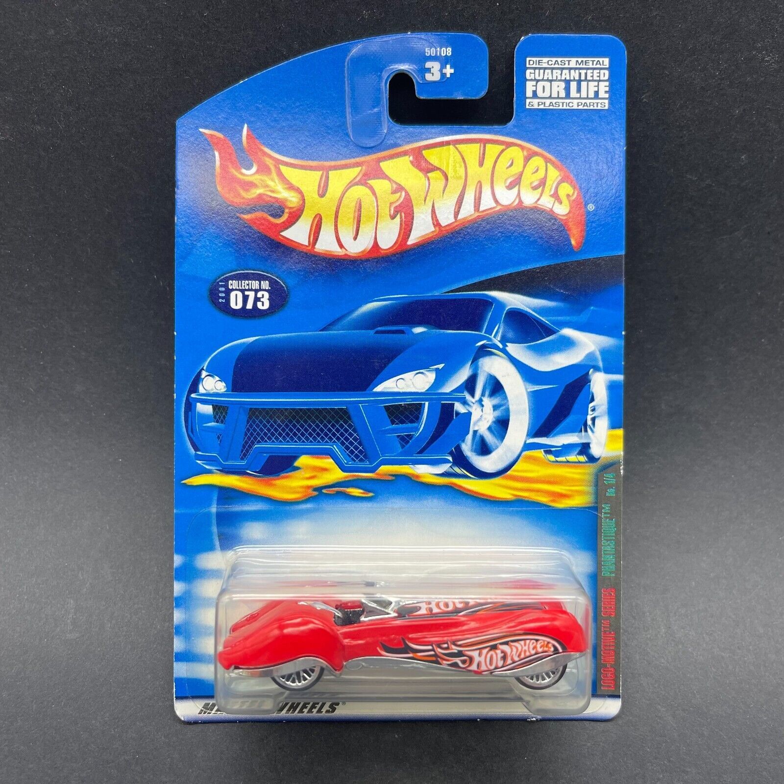 Hot Wheels Logo-Motive Series Phantastique Red Car Wire Wheels Diecast ...