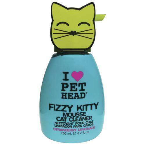 Pet Head Fizzy Kitty Mousse Cat Cleaner - 6.7 oz/Pack