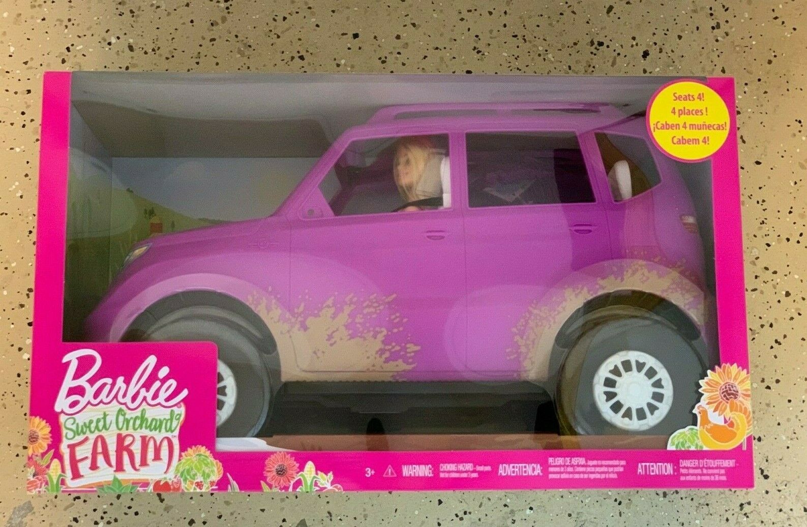 New Barbie PURPLE SUV CAR + barbie - Vehicles