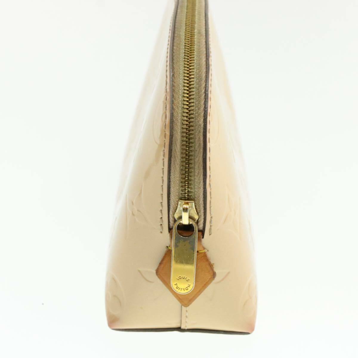 LOUIS VUITTON Vernis Pochette Cosmetic Pouch M90008 Pink LV Auth 15973 - Women&#39;s Bags & Handbags