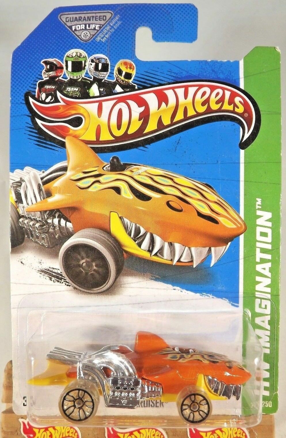 2013 Hot Wheels 74 ImaginationSurf Patrol SHARKRUISER Orange w/Trans