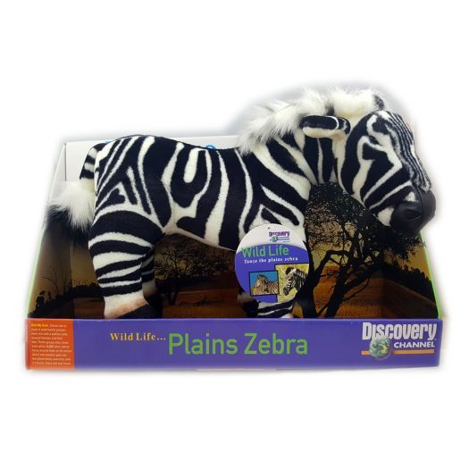Discovery Channel Wildlife Plains Zebra Stuffed Animals
