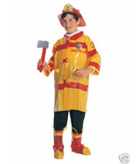 AMERICAN HEROES FIREFIGHTER FIREMAN BOYS HALLOWEEN COSTUME CHILD MEDIUM ... - $14.79