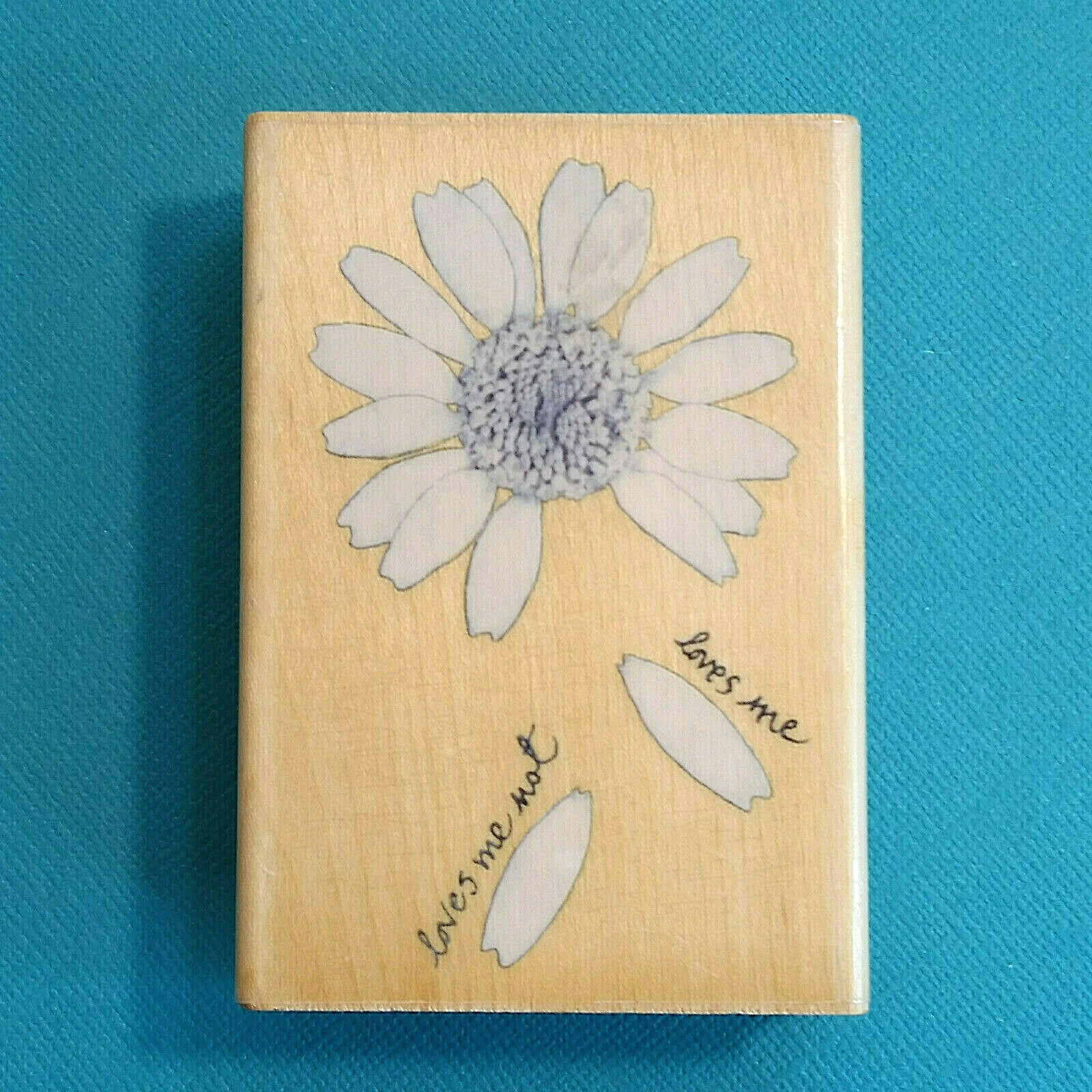 Rubber Stampede Sarah Lugg Delta Loves Me Not Daisy Flower Rubber Stamp F3707 - $12.00