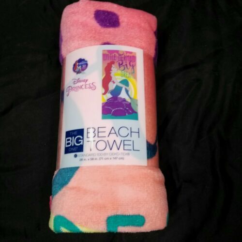 Disney Ariel Little Mermaid Big Dreams Towel Bath Beach Pool Cotton 28 x 58