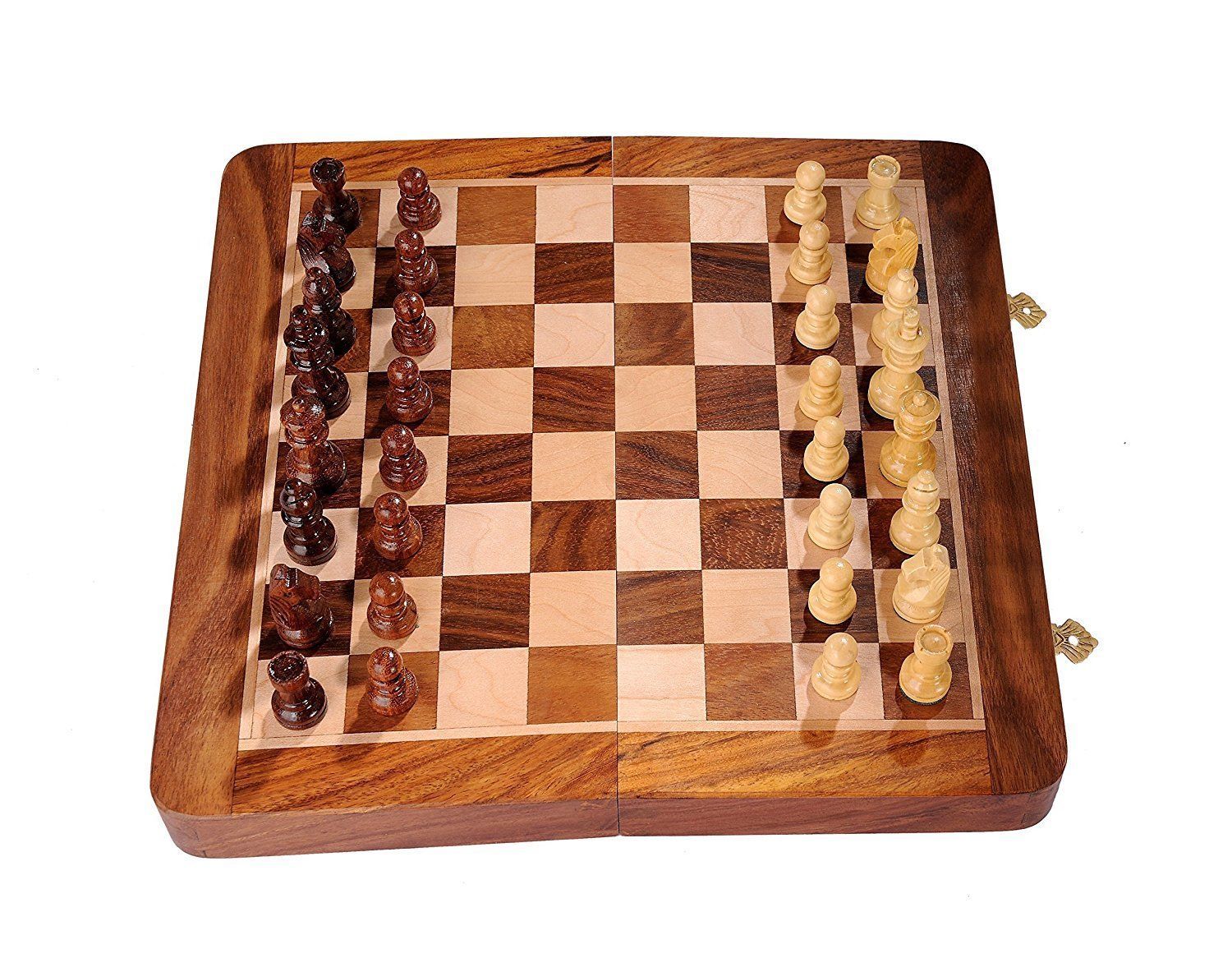 11 3/4" Chess Set Royal 30 European Wooden Handmade International Chess Set 