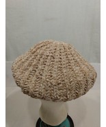 Vintage 1960s  Crochet Knit Slouch Beret Winter Hat Beanie Made in  Italy - $34.01