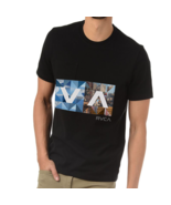 Rvca Black Tee Men T-Shirt - $14.99