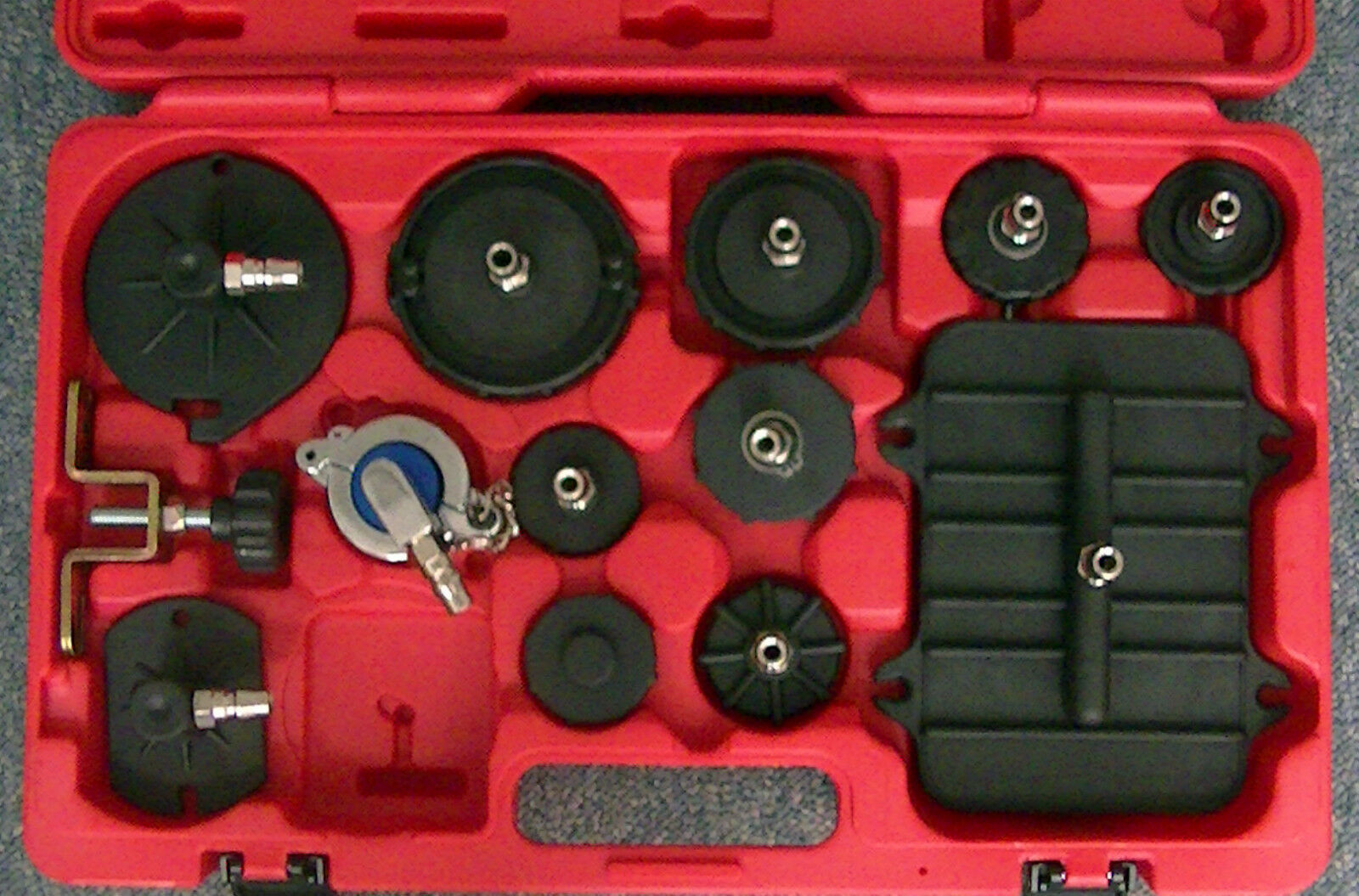 OI9068 UNIVERSAL 12PC. MASTER CYLINDER BRAKE BLEEDER ADAPTER ADAPTOR