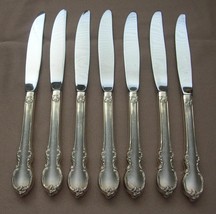 Lot of 7 REFLECTION 1847 Rogers Bros IS Silverplate DINNER KNIVES - $15.75
